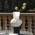 Swirled Art Glass Sculptural Vase Lifestyle