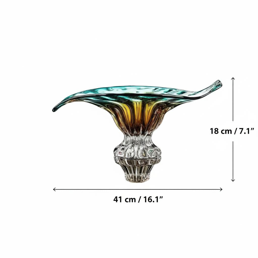 Dimensions of glass centerpiece bowl