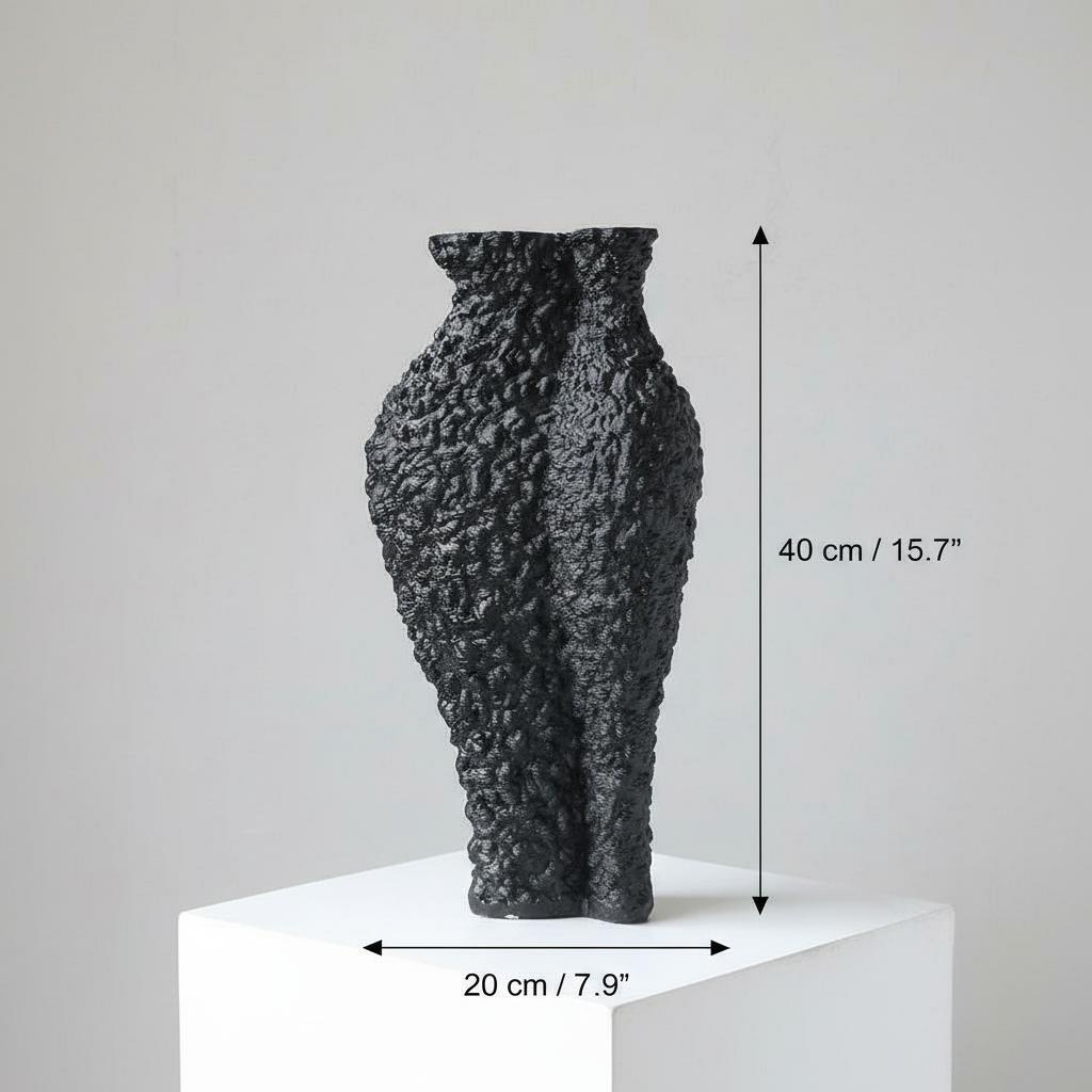Large ceramic vase dimensions 40cm height