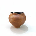 Textured Bronze Finish Sculptural Vase