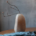 Textured Ceramic Organic Pebble Vase