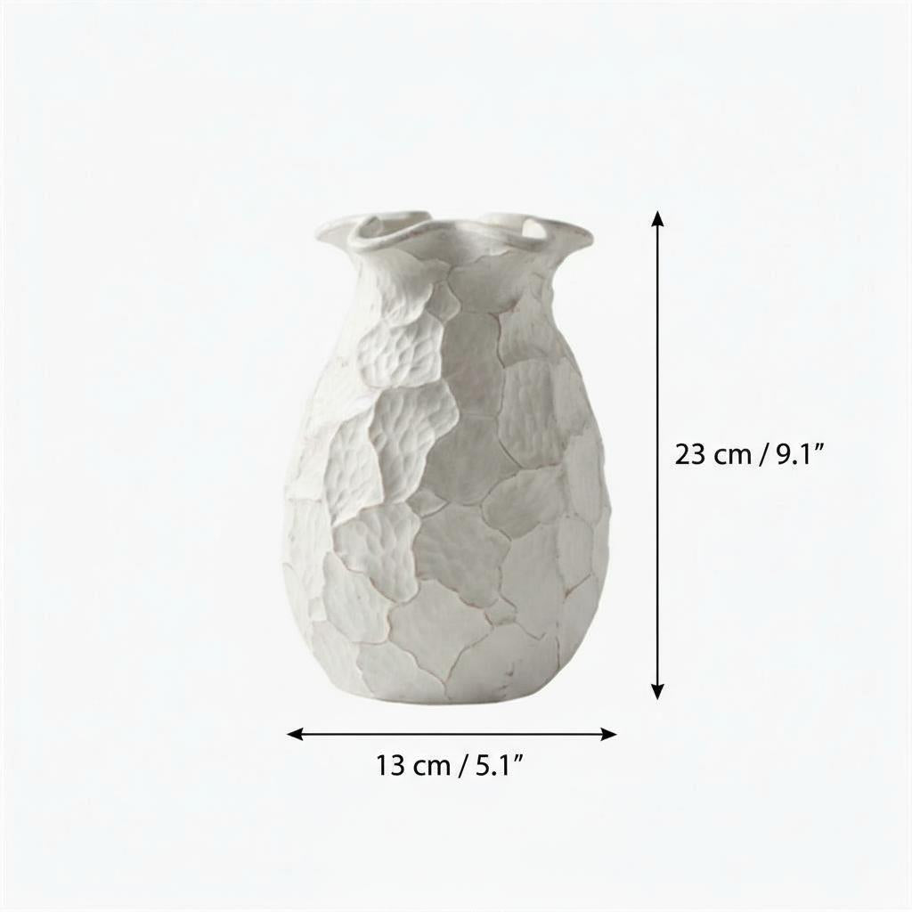 Vase dimensions diagram side view