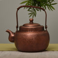Textured Copper Round Teapot