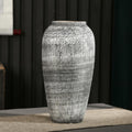 Round grey ceramic vase dimensions