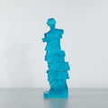 Gray translucent resin deconstructed Venus sculpture