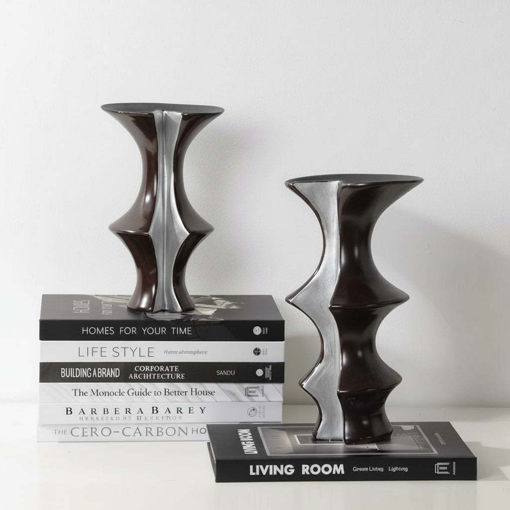 Two Tone Ceramic Sculptural Vase