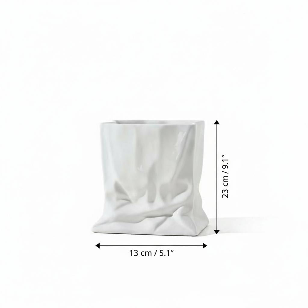 Dimension specifications for medium wide ceramic vase