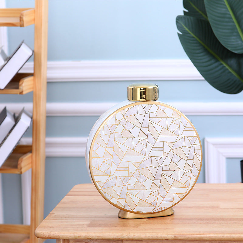 Solo shot of medium vase on shelf