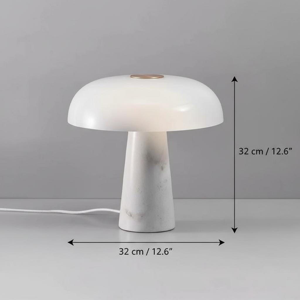 Dimensions diagram showing 32cm width and height