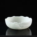 White Onyx Organic Edge Decorative Bowl
