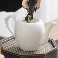 White Porcelain Classic Teapot